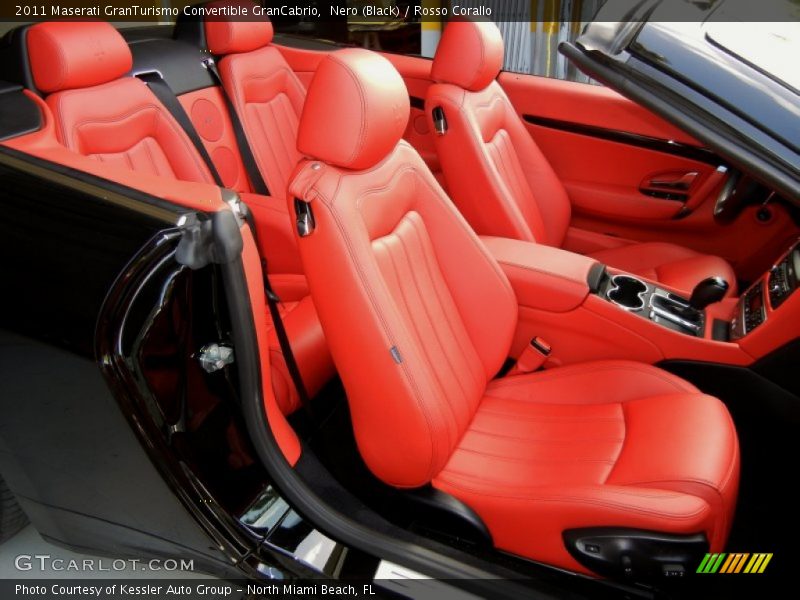  2011 GranTurismo Convertible GranCabrio Rosso Corallo Interior