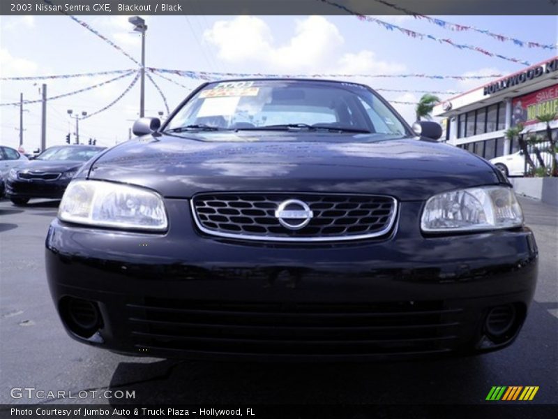Blackout / Black 2003 Nissan Sentra GXE