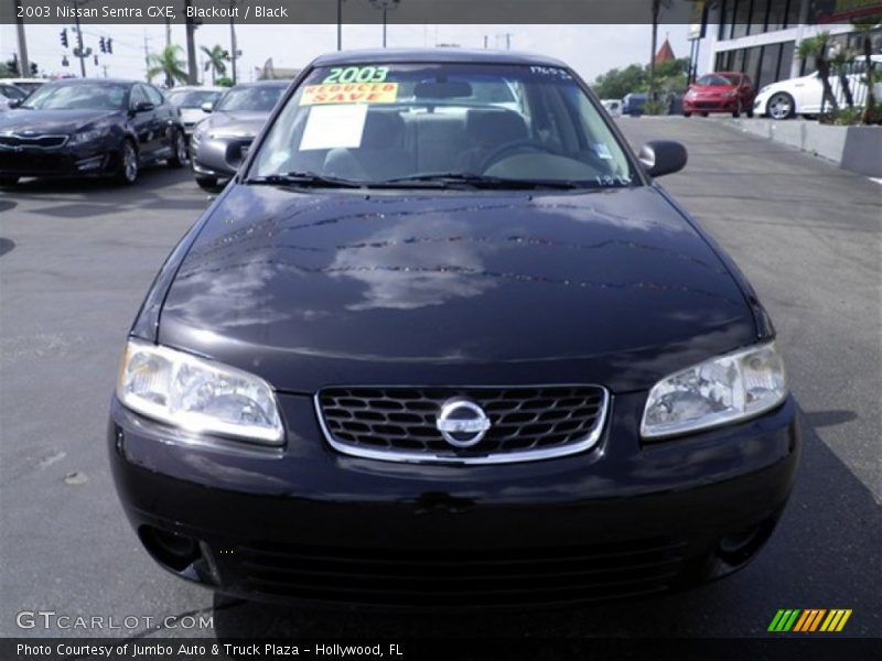 Blackout / Black 2003 Nissan Sentra GXE