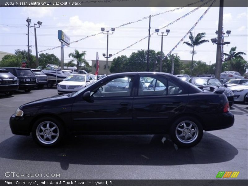 Blackout / Black 2003 Nissan Sentra GXE