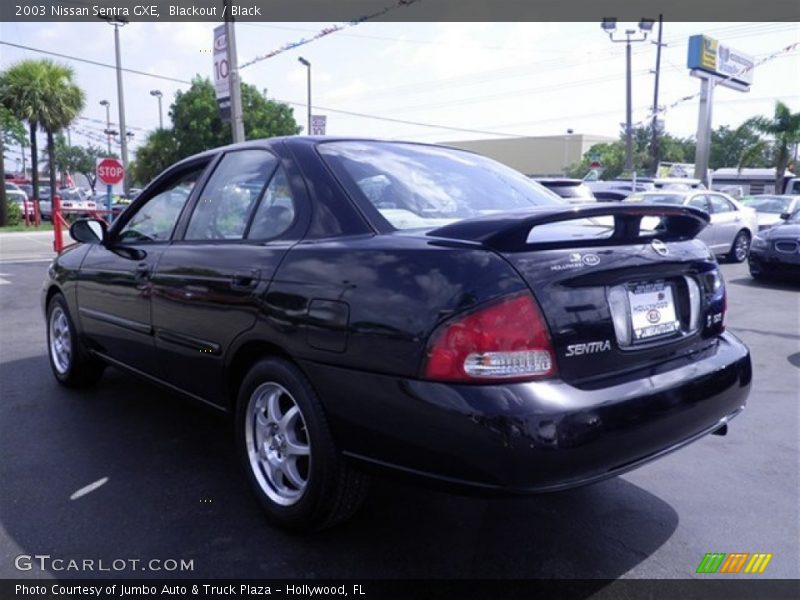 Blackout / Black 2003 Nissan Sentra GXE