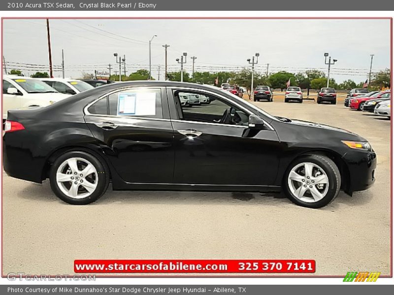 Crystal Black Pearl / Ebony 2010 Acura TSX Sedan