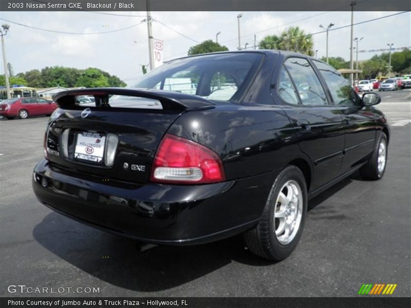 Blackout / Black 2003 Nissan Sentra GXE