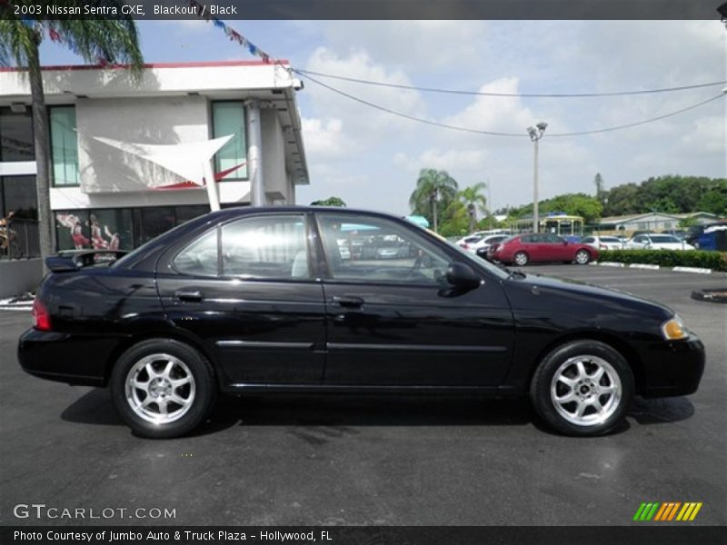 Blackout / Black 2003 Nissan Sentra GXE