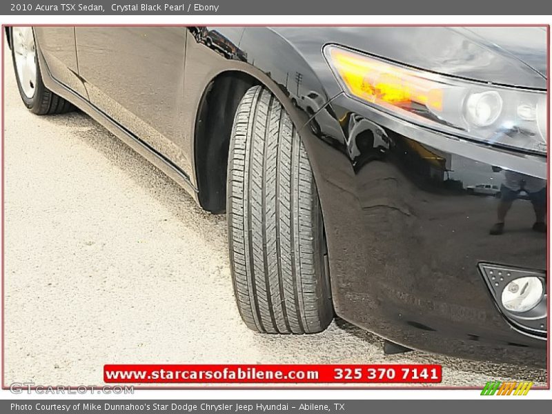 Crystal Black Pearl / Ebony 2010 Acura TSX Sedan