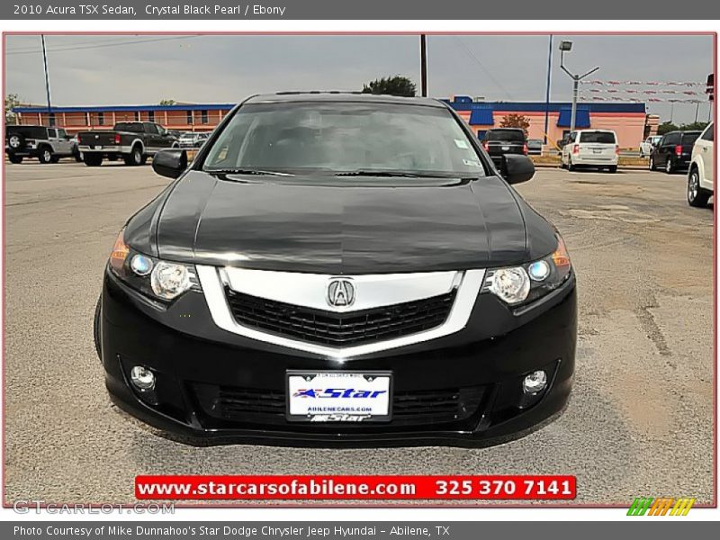 Crystal Black Pearl / Ebony 2010 Acura TSX Sedan