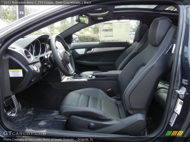 Front Seat of 2013 C 250 Coupe