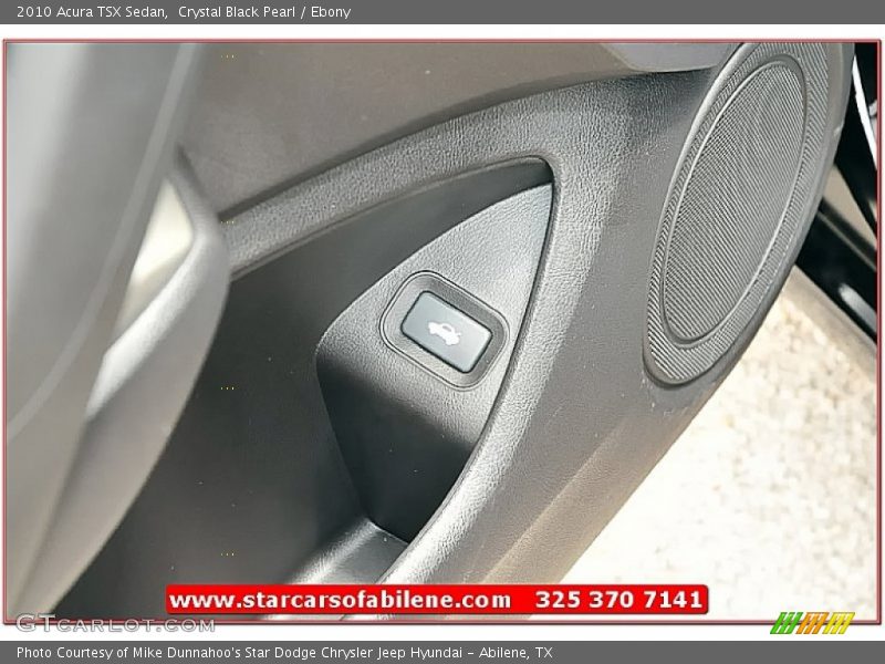 Crystal Black Pearl / Ebony 2010 Acura TSX Sedan