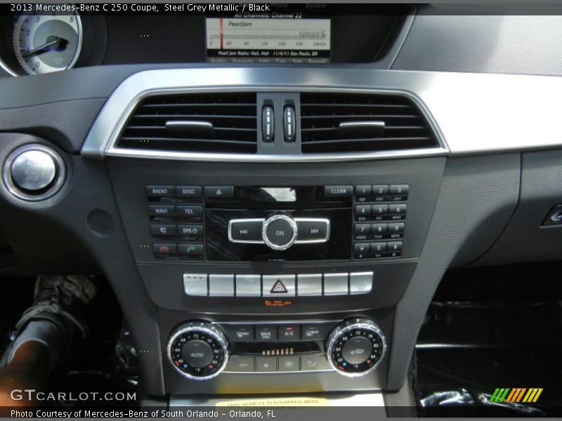 Controls of 2013 C 250 Coupe