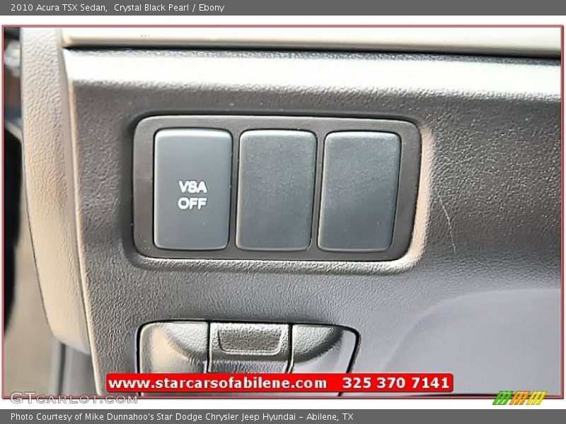 Crystal Black Pearl / Ebony 2010 Acura TSX Sedan