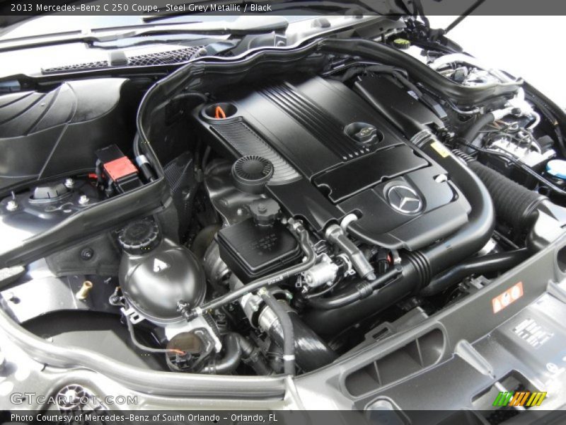  2013 C 250 Coupe Engine - 1.8 Liter DI Turbocharged DOHC 16-Valve VVT 4 Cylinder