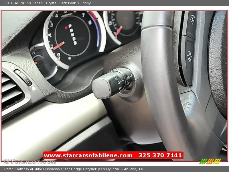 Crystal Black Pearl / Ebony 2010 Acura TSX Sedan