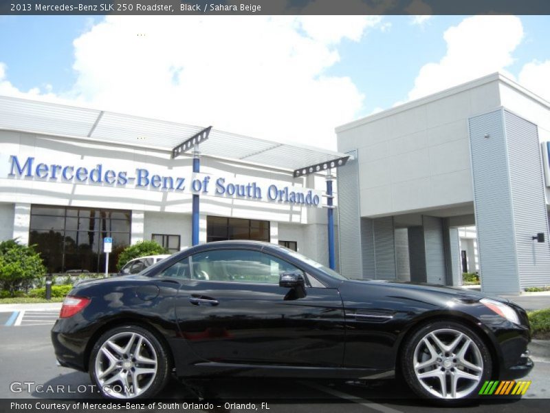Black / Sahara Beige 2013 Mercedes-Benz SLK 250 Roadster