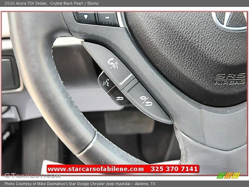 Crystal Black Pearl / Ebony 2010 Acura TSX Sedan