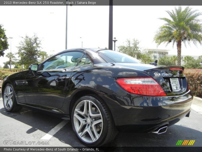 Black / Sahara Beige 2013 Mercedes-Benz SLK 250 Roadster