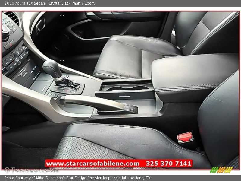 Crystal Black Pearl / Ebony 2010 Acura TSX Sedan