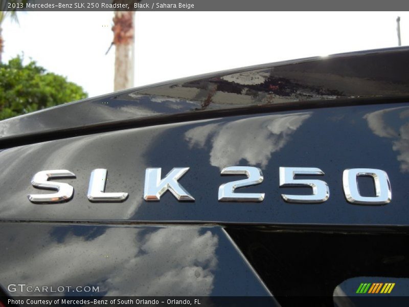 Black / Sahara Beige 2013 Mercedes-Benz SLK 250 Roadster