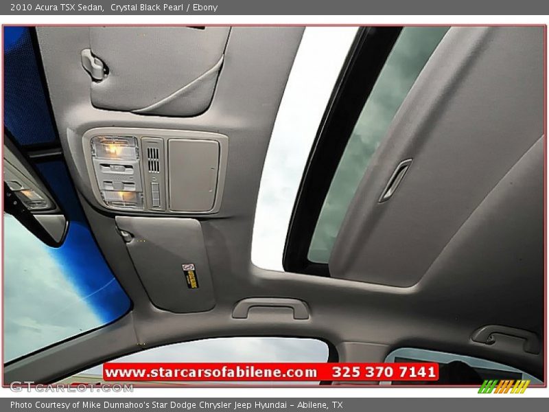 Crystal Black Pearl / Ebony 2010 Acura TSX Sedan