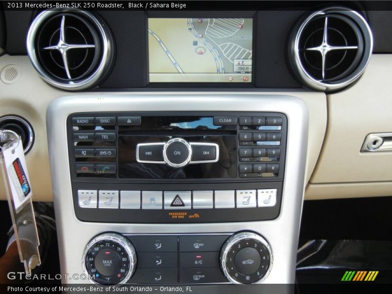 Controls of 2013 SLK 250 Roadster
