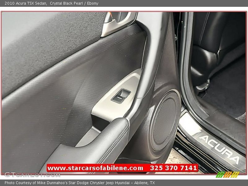 Crystal Black Pearl / Ebony 2010 Acura TSX Sedan