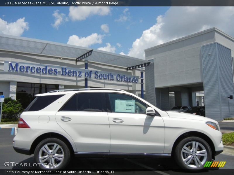 Arctic White / Almond Beige 2013 Mercedes-Benz ML 350 4Matic