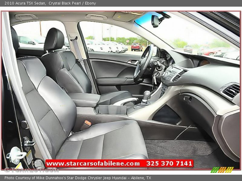 Crystal Black Pearl / Ebony 2010 Acura TSX Sedan