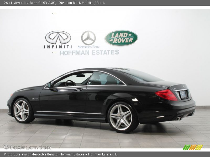 Obsidian Black Metallic / Black 2011 Mercedes-Benz CL 63 AMG