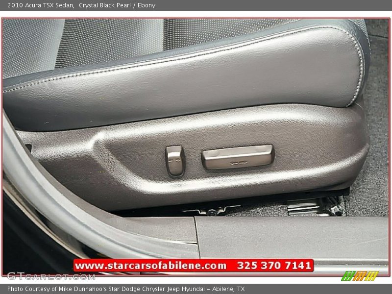 Crystal Black Pearl / Ebony 2010 Acura TSX Sedan