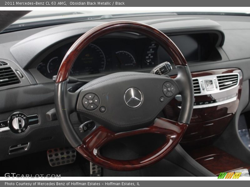 Obsidian Black Metallic / Black 2011 Mercedes-Benz CL 63 AMG