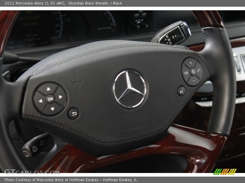 Obsidian Black Metallic / Black 2011 Mercedes-Benz CL 63 AMG