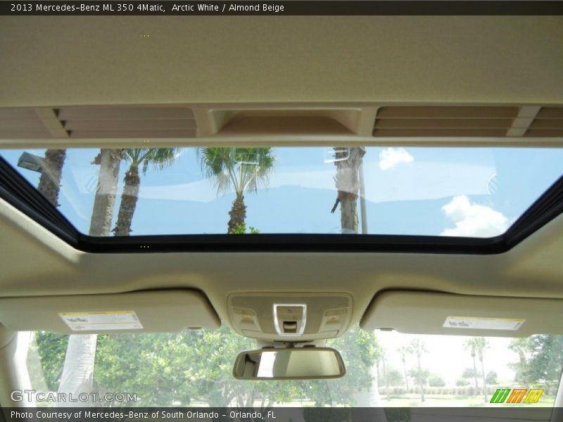 Arctic White / Almond Beige 2013 Mercedes-Benz ML 350 4Matic