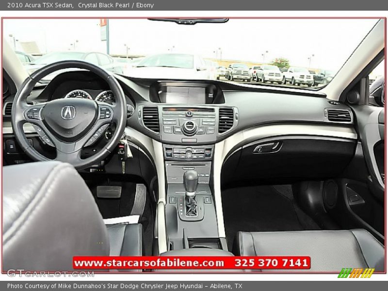 Crystal Black Pearl / Ebony 2010 Acura TSX Sedan