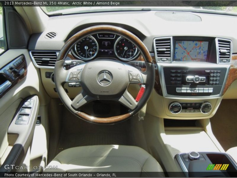 Arctic White / Almond Beige 2013 Mercedes-Benz ML 350 4Matic