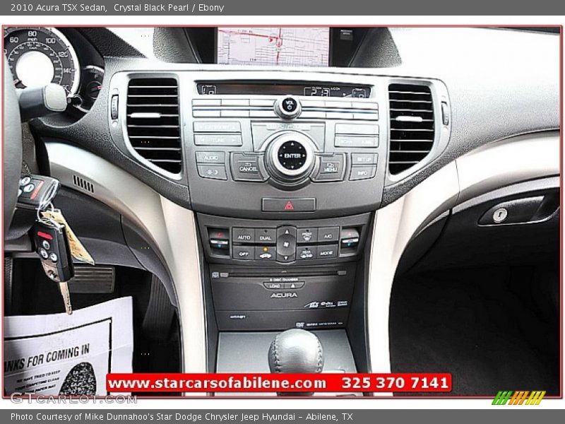 Crystal Black Pearl / Ebony 2010 Acura TSX Sedan