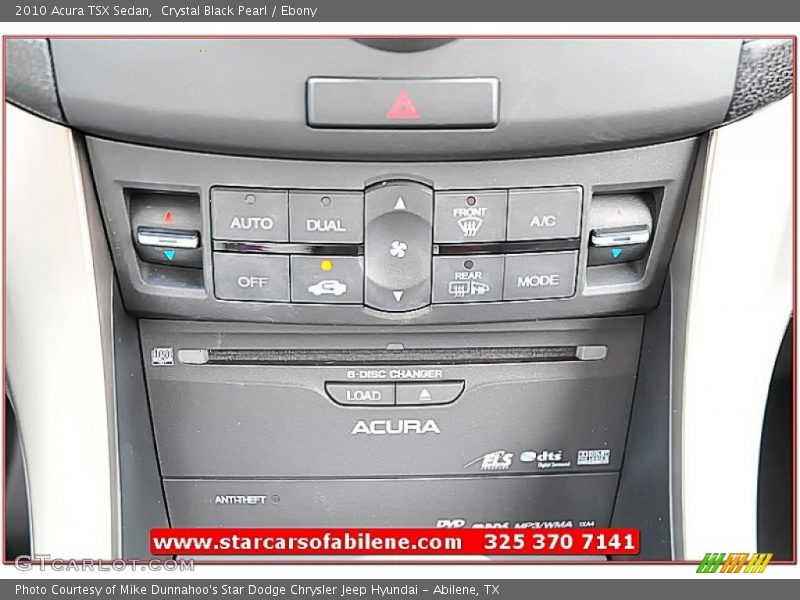 Crystal Black Pearl / Ebony 2010 Acura TSX Sedan