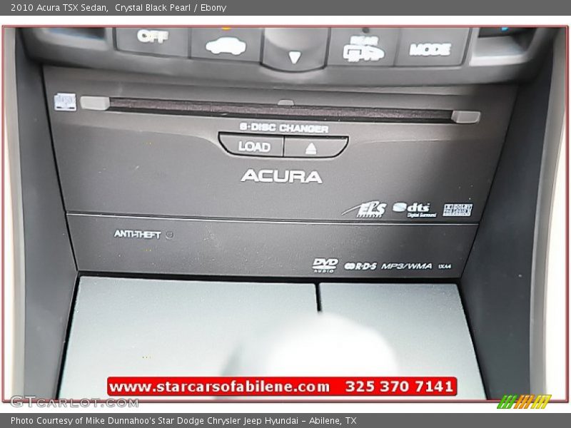Crystal Black Pearl / Ebony 2010 Acura TSX Sedan