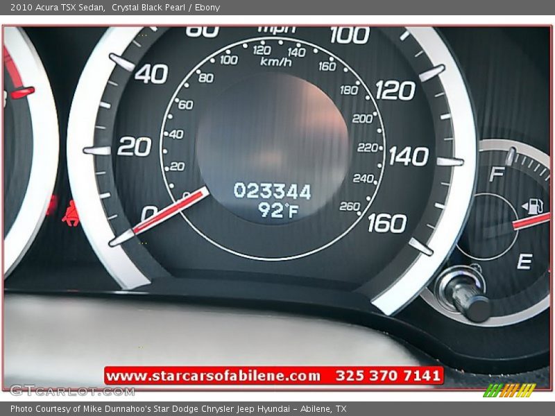 Crystal Black Pearl / Ebony 2010 Acura TSX Sedan