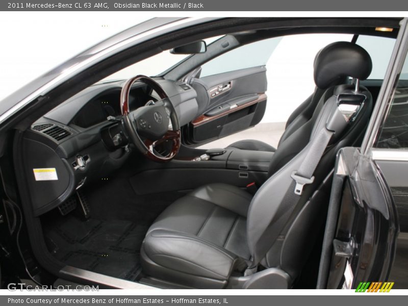 Obsidian Black Metallic / Black 2011 Mercedes-Benz CL 63 AMG