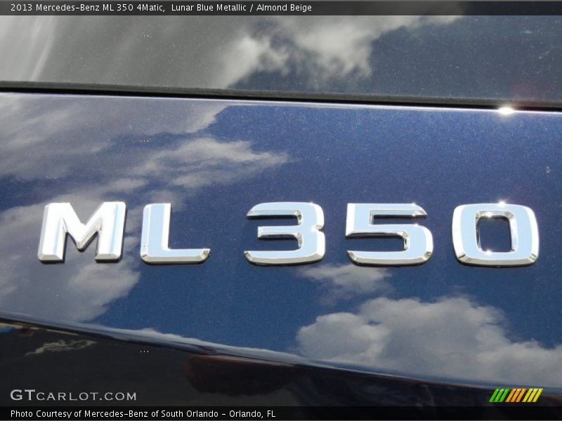 Lunar Blue Metallic / Almond Beige 2013 Mercedes-Benz ML 350 4Matic