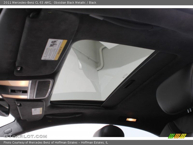 Obsidian Black Metallic / Black 2011 Mercedes-Benz CL 63 AMG