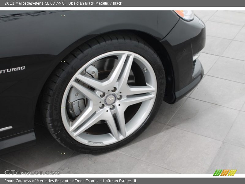 Obsidian Black Metallic / Black 2011 Mercedes-Benz CL 63 AMG
