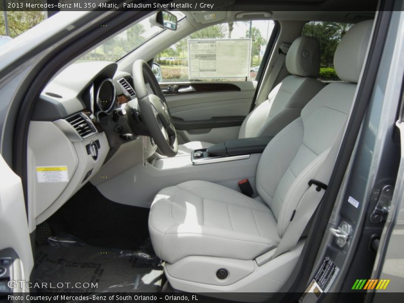 Front Seat of 2013 ML 350 4Matic
