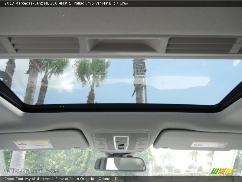 Sunroof of 2013 ML 350 4Matic