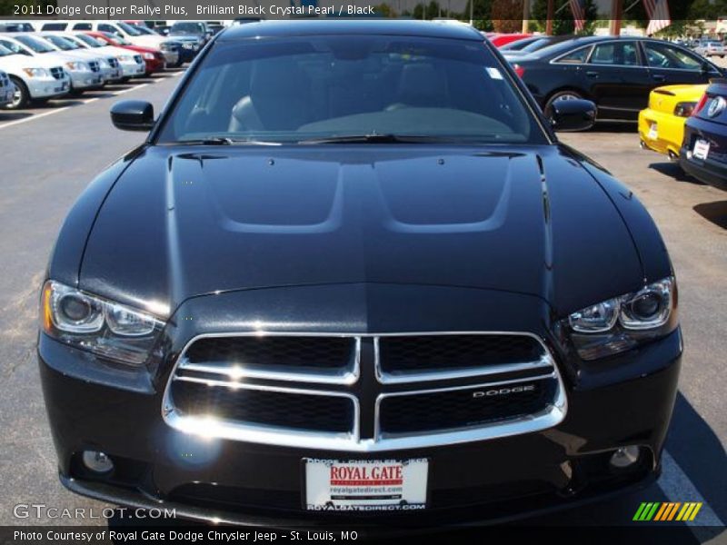 Brilliant Black Crystal Pearl / Black 2011 Dodge Charger Rallye Plus
