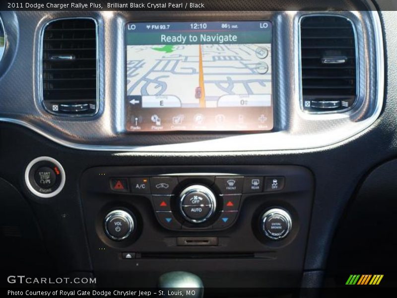 Brilliant Black Crystal Pearl / Black 2011 Dodge Charger Rallye Plus