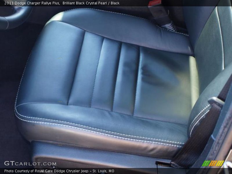 Brilliant Black Crystal Pearl / Black 2011 Dodge Charger Rallye Plus