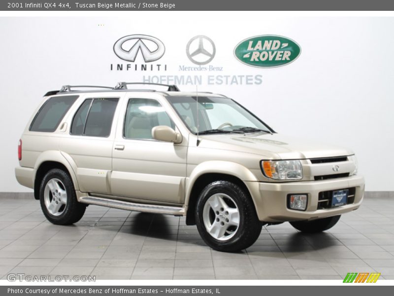 Tuscan Beige Metallic / Stone Beige 2001 Infiniti QX4 4x4