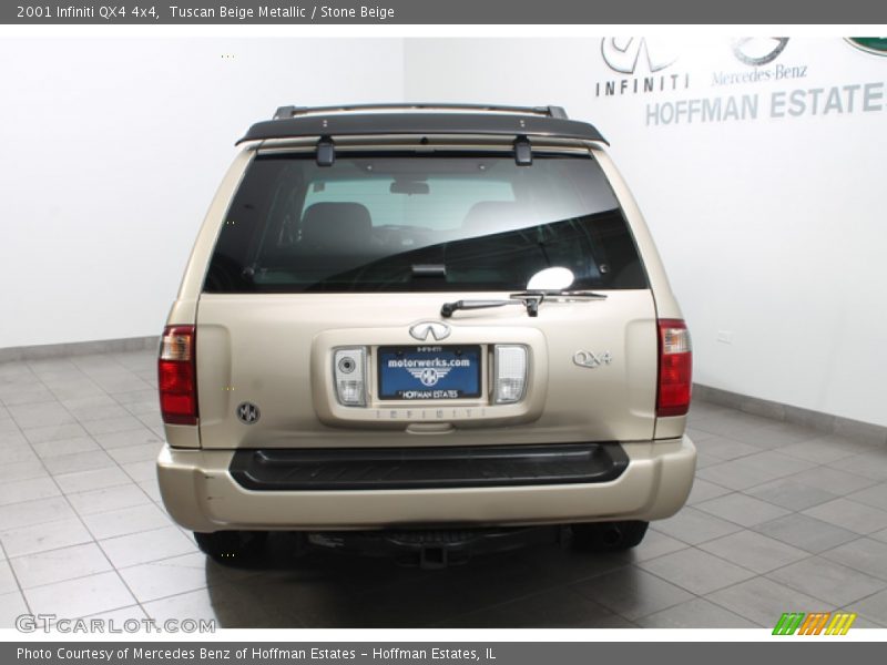 Tuscan Beige Metallic / Stone Beige 2001 Infiniti QX4 4x4