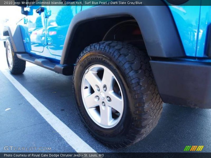 Surf Blue Pearl / Dark Slate Gray/Blue 2010 Jeep Wrangler Unlimited Islander Edition 4x4