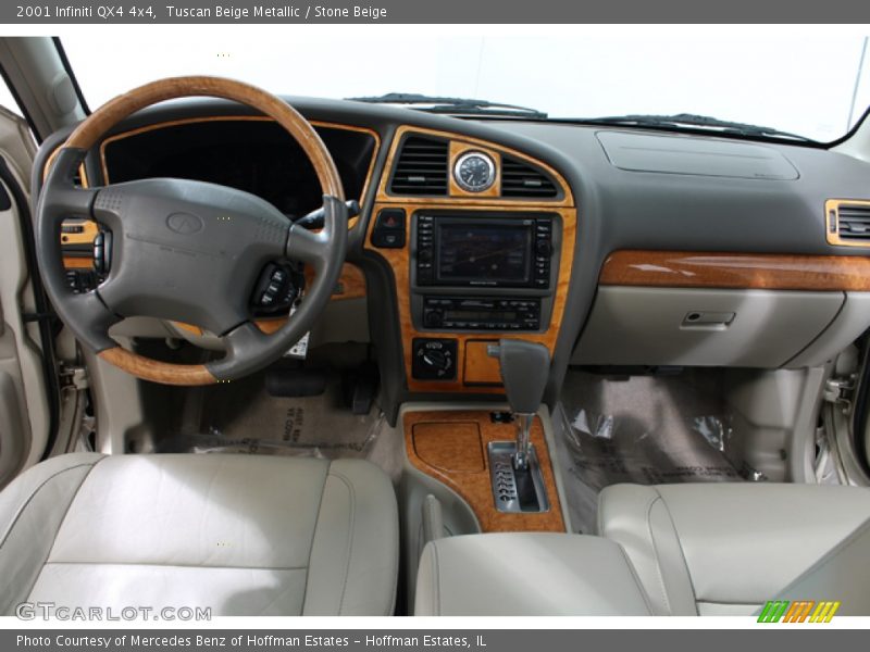 Tuscan Beige Metallic / Stone Beige 2001 Infiniti QX4 4x4